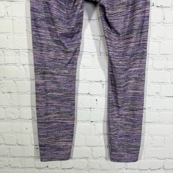 Lululemon Space Dye Leggings Women Size 6 Camo Lavender Gym Running Athletic - Picture 3 of 13